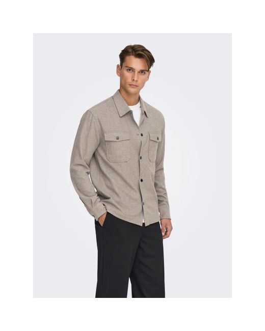 Only & Sons 22035991 Mark in het White voor heren