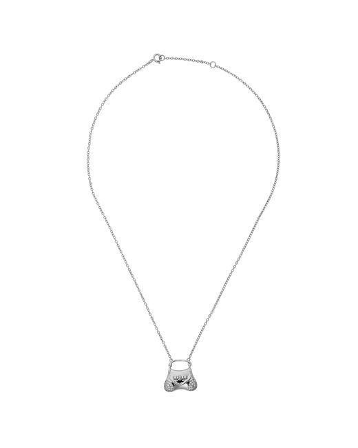 Orphelia Metallic 925 Sterling Chain With Pendant