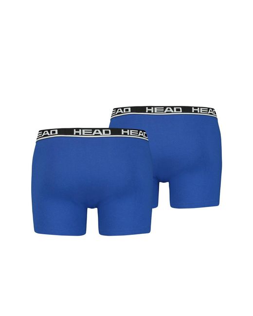 Head Basic Boxer 2P Boxershorts in het Blue voor heren