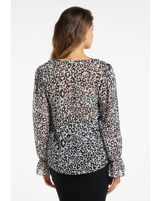 faina Blouse Ikita in het Gray