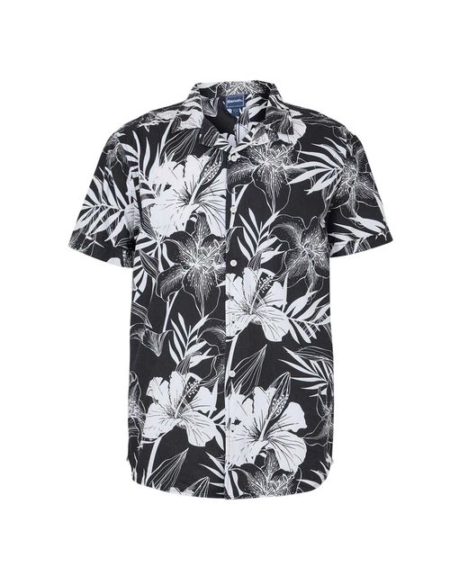 Bench Hibiscus Overhemd in het Black voor heren