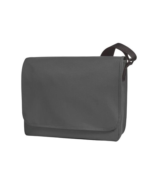 Halfar Black "Kurier" Schultertasche (Anthrazit)