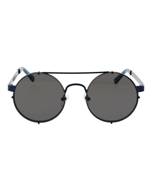 Champion Black Brown Metal Sunglasses for men