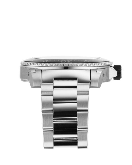 Gucci Ya136221 Duik Herenhorloge in het Metallic voor heren