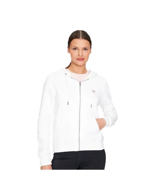Guess Mini Driehoek Sweatshirt in het White