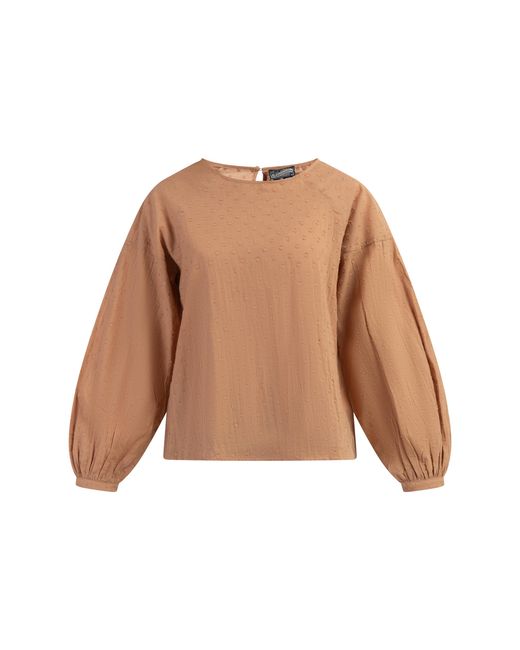 Dreimaster Blouse Dames Lichte Roest in het Natural