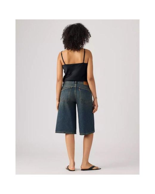 Levi's Super Baggy Jorts in het Blue