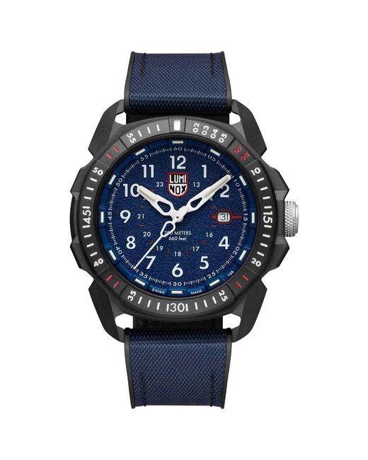 Luminox Blue Resin Sport Watch for men