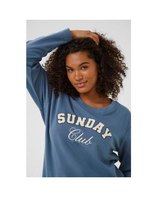 Kaffe Kceliza Sweatshirt in het Blue