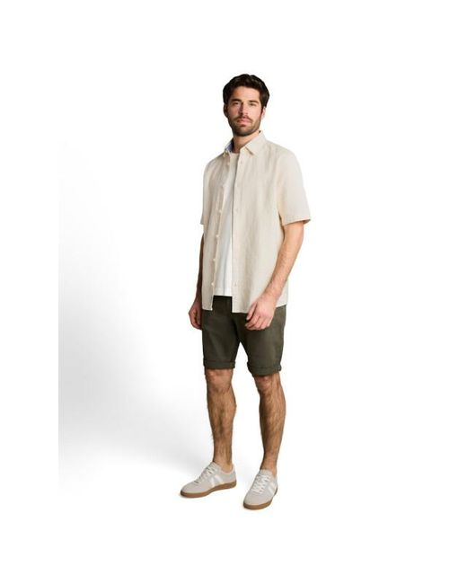 Tom Tailor Comferd Structure Shirt in het Natural voor heren