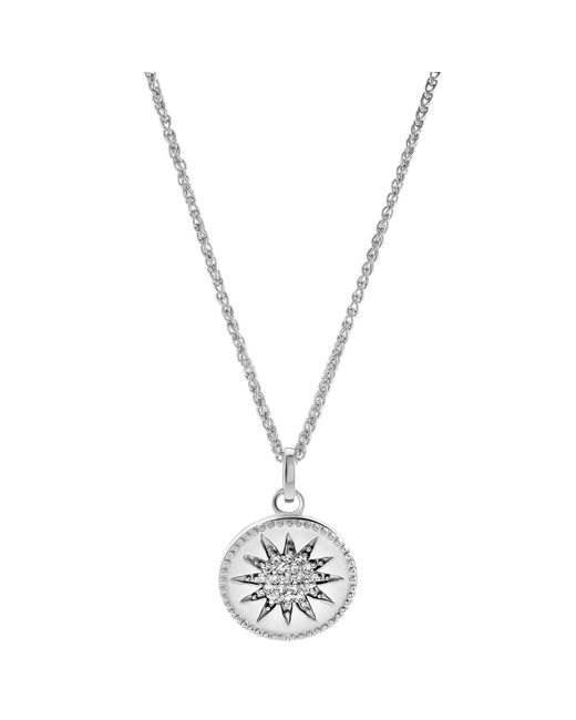 Orphelia Metallic 'Shine' 925 Sterling Set: Necklace + Earrings + Ring