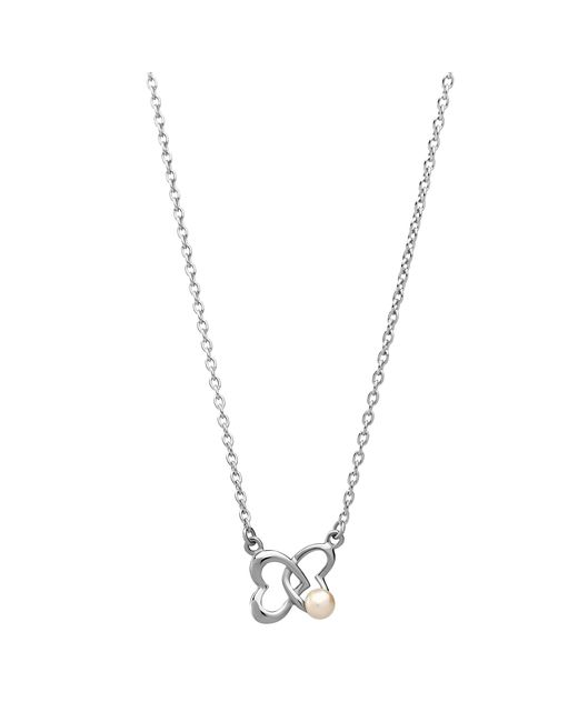 Orphelia Metallic 'Lili' 925 Sterling Chain With Pendant
