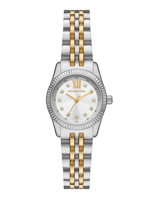 Michael Kors Metallic Lexington Watch Mk4740 Stainless Steel
