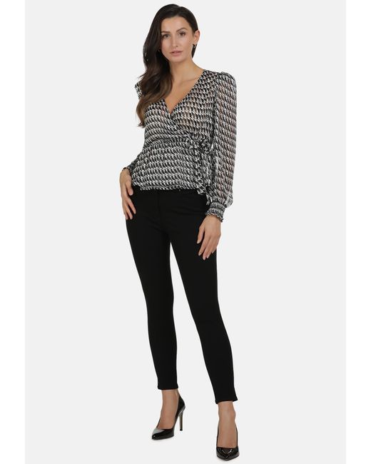 Usha Blouse Wit in het Black