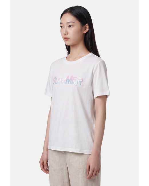 Chiara Ferretti T-Shirt in het White