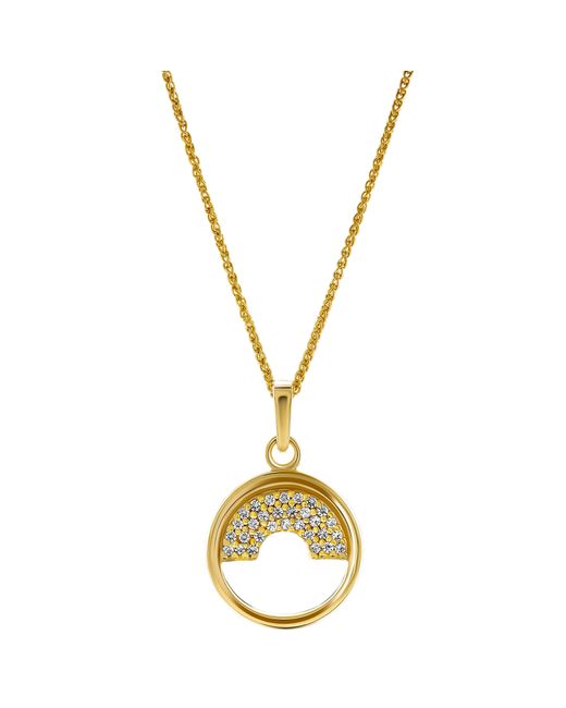 Orphelia Metallic 'Tista' 925 Sterling Pendant With Chain