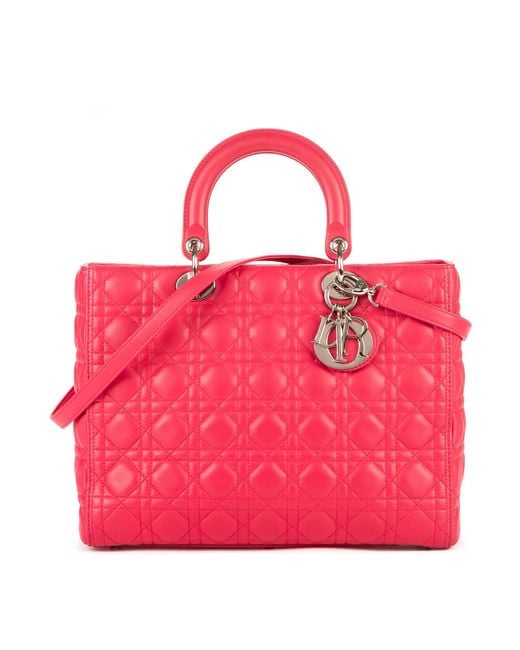 Dior Pink Lady Large Shoulder Bag