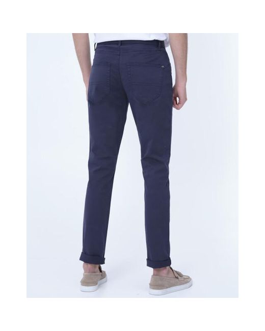 Campbell 5-Pocket in het Blue voor heren