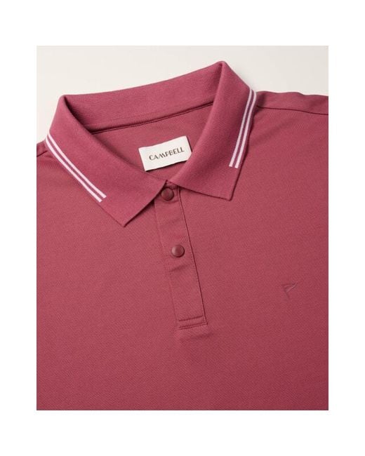 Campbell Polo in het Purple voor heren