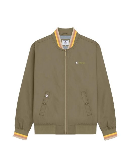 Lambretta Green Monkey Triple Tipped Jacket /Tobacco/Cream) for men