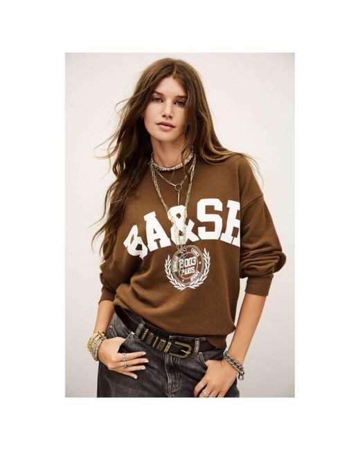 Ba&sh Benjamin Sweaters 1H25Benj in het Brown