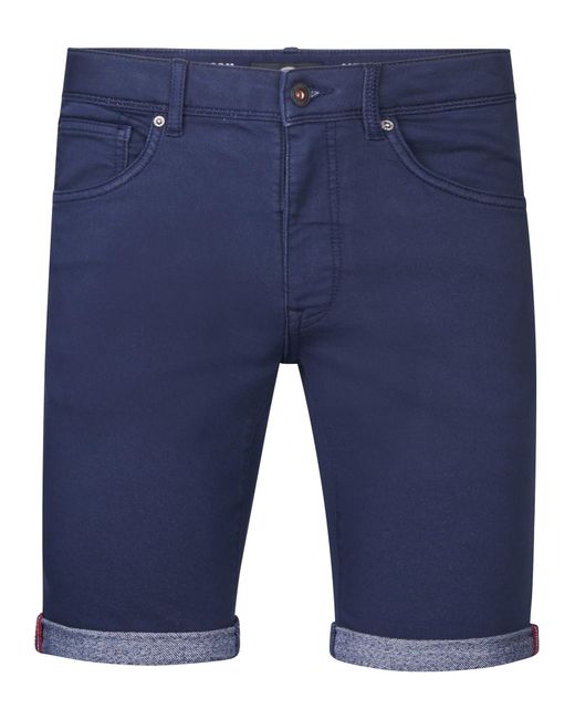 Petrol Industries Jackson Gekleurde Denim Short Coconut in het Blue voor heren