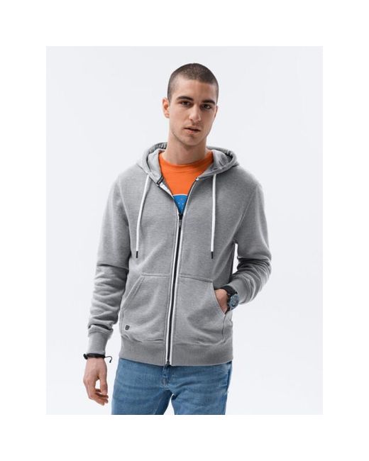 Ombre Vest Melange Basic B977 in het Gray voor heren