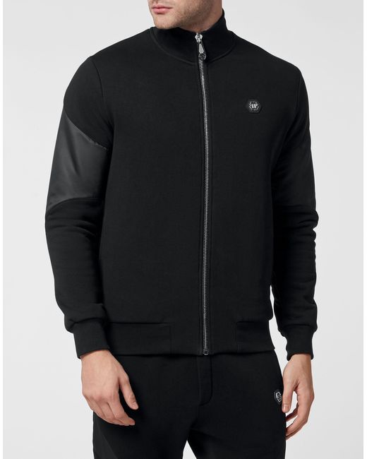 Philipp Plein Sweatjack in het Black voor heren