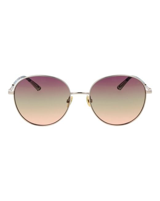 Scotch & Soda Brown Metal Sunglasses