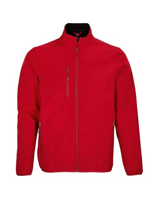 Sol's Falcon Soft Shell Jas (Peperrood) in het Red voor heren