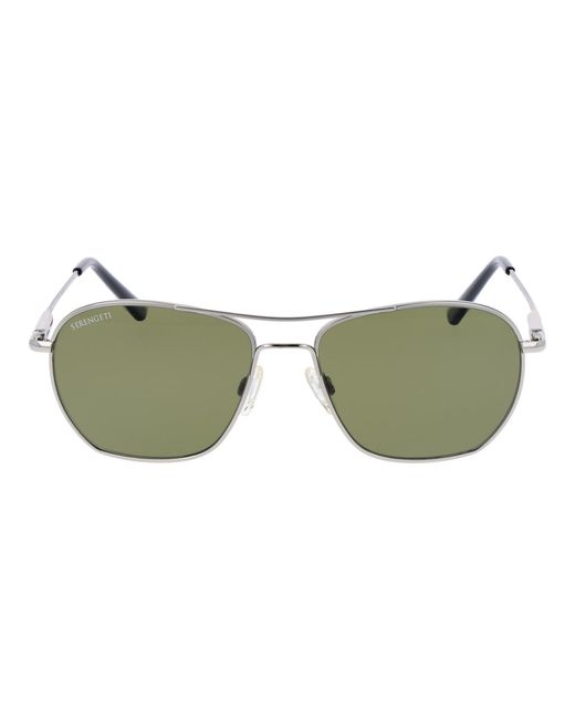 Serengeti Green Sunglasses Ss545002 Lunger