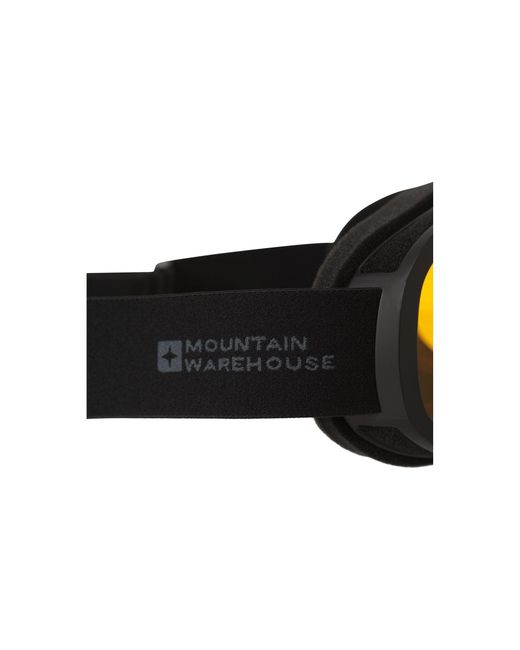 Mountain Warehouse Skibril Voor Volwassenen in het Yellow