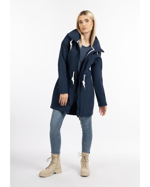 Icebound Softshell Jas Marine in het Blue