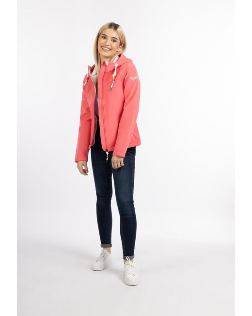 Schmuddelwedda Softshell Jas Roze-280 in het Pink