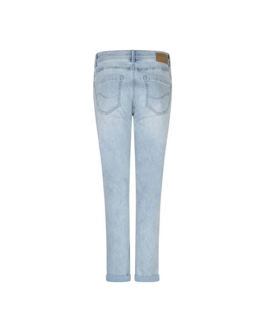 Red Button Relax Denim Bleach in het Blue