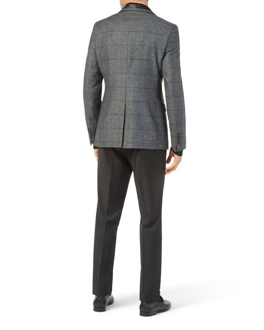 Billionaire Blazer Crest in het Gray voor heren