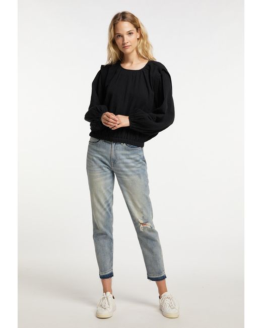 Dreimaster Blouse in het Black