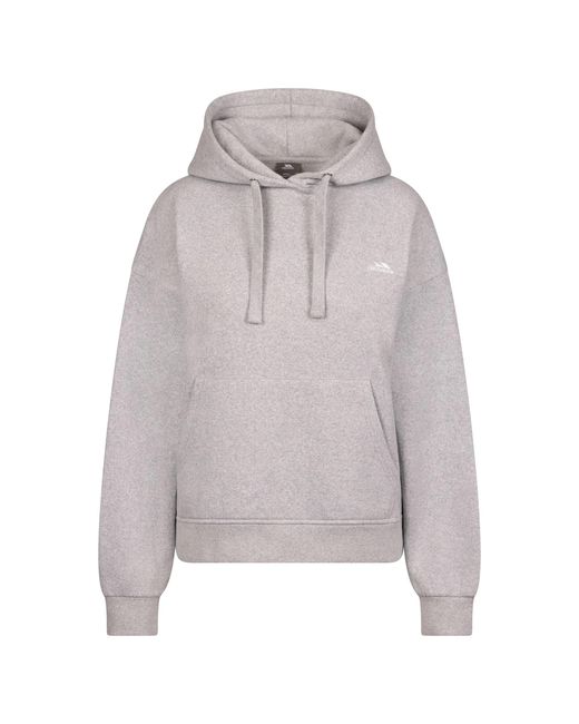 Trespass Gray Ladies Reives Knitted Hoodie Marl)