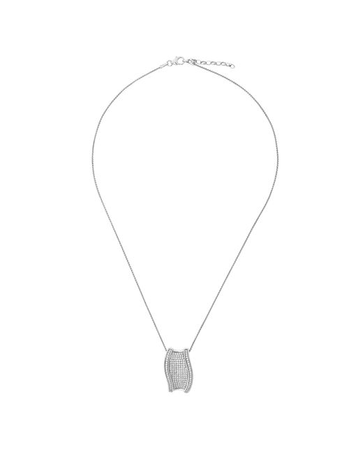 Orphelia Metallic 925 Sterling Chain With Pendant