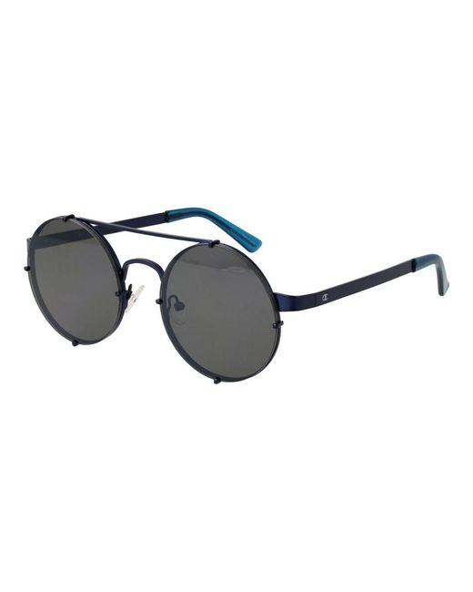Champion Black Brown Metal Sunglasses for men