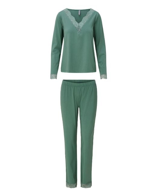 Lingadore Top & Long Pants in het Green