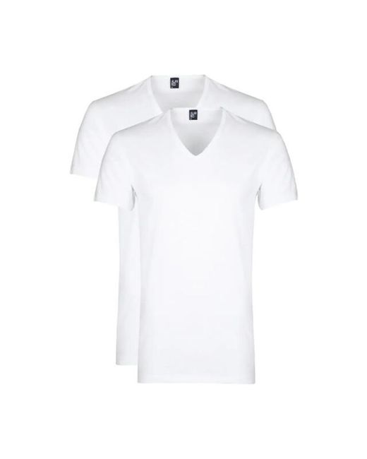 Alan Red 2-Pack Dean 6661 in het White voor heren