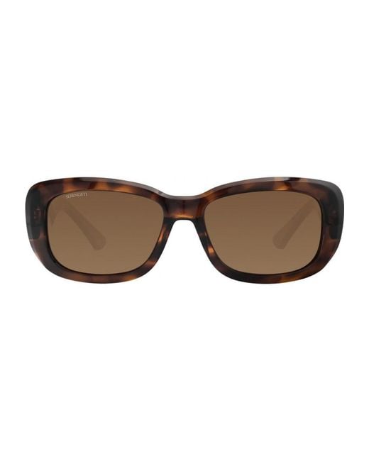 Serengeti Brown Ss749002-S 56 Bianca Sunglasses