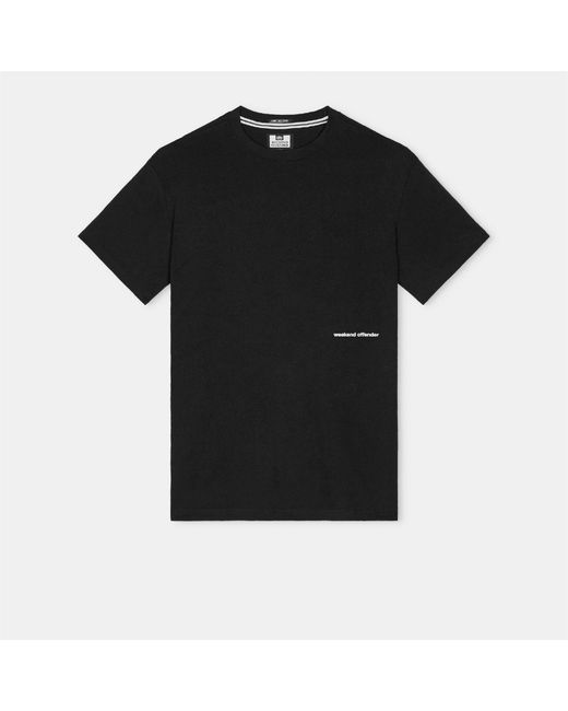Weekend Offender Black Levin Graphic T-Shirt for men