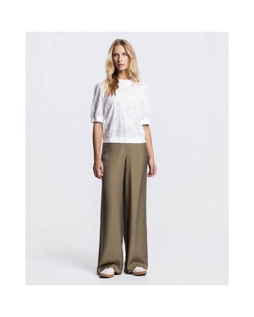 Jansen Amsterdam Pullover Noel Ss26 in het White
