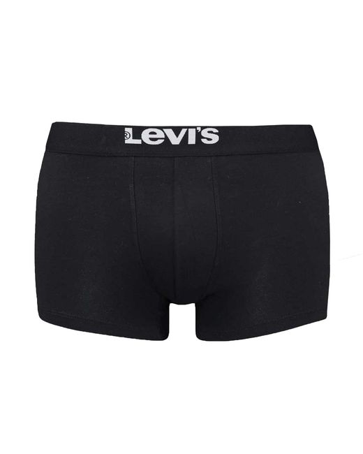 Levi's Levi's Solid Basic Trunk Org Co 6P Ecom Boxershorts in het Black voor heren