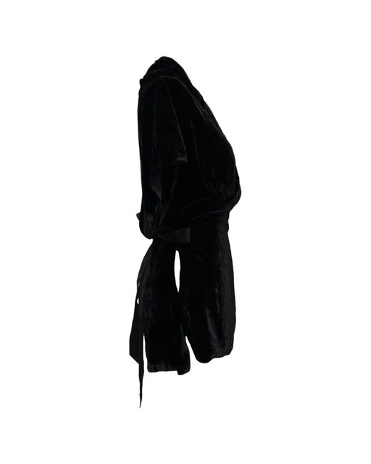 Rick Owens Wikkelblouse in het Black