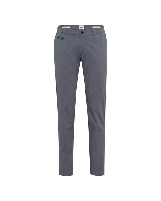 Brax Stoffen Broek in het Blue voor heren
