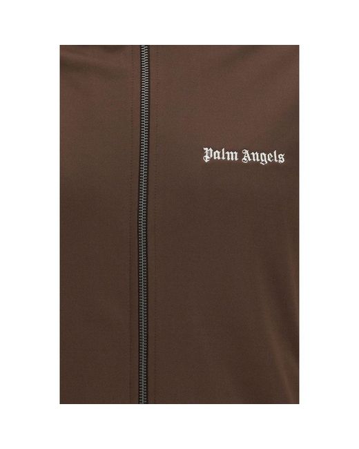 Palm Angels Bruine Polyester Shell Jas in het Brown voor heren