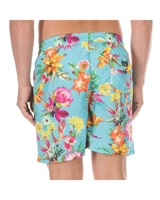 Hackett Bermuda Zwemshort Met Netvoering Hm800625 in het Blue voor heren